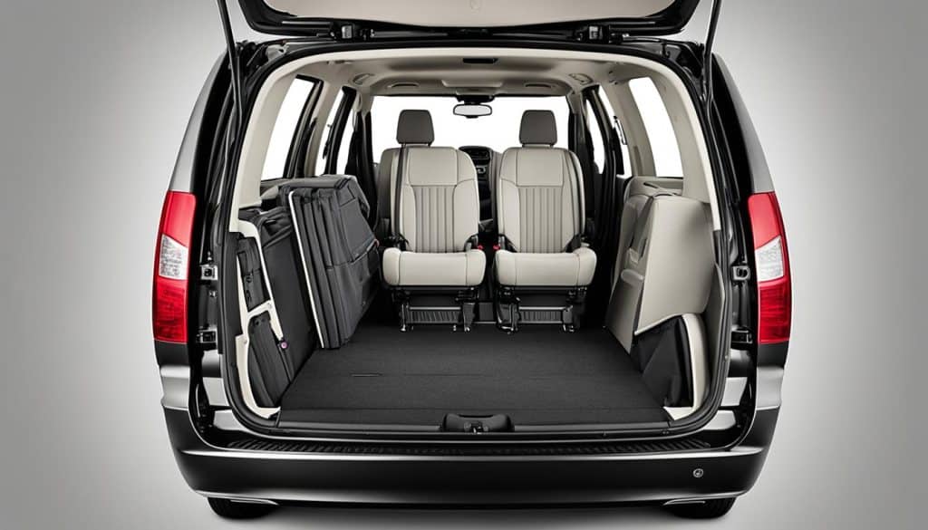 Chrysler Voyager Stow N Go seating Chrysler Voyager Stow N Go seating