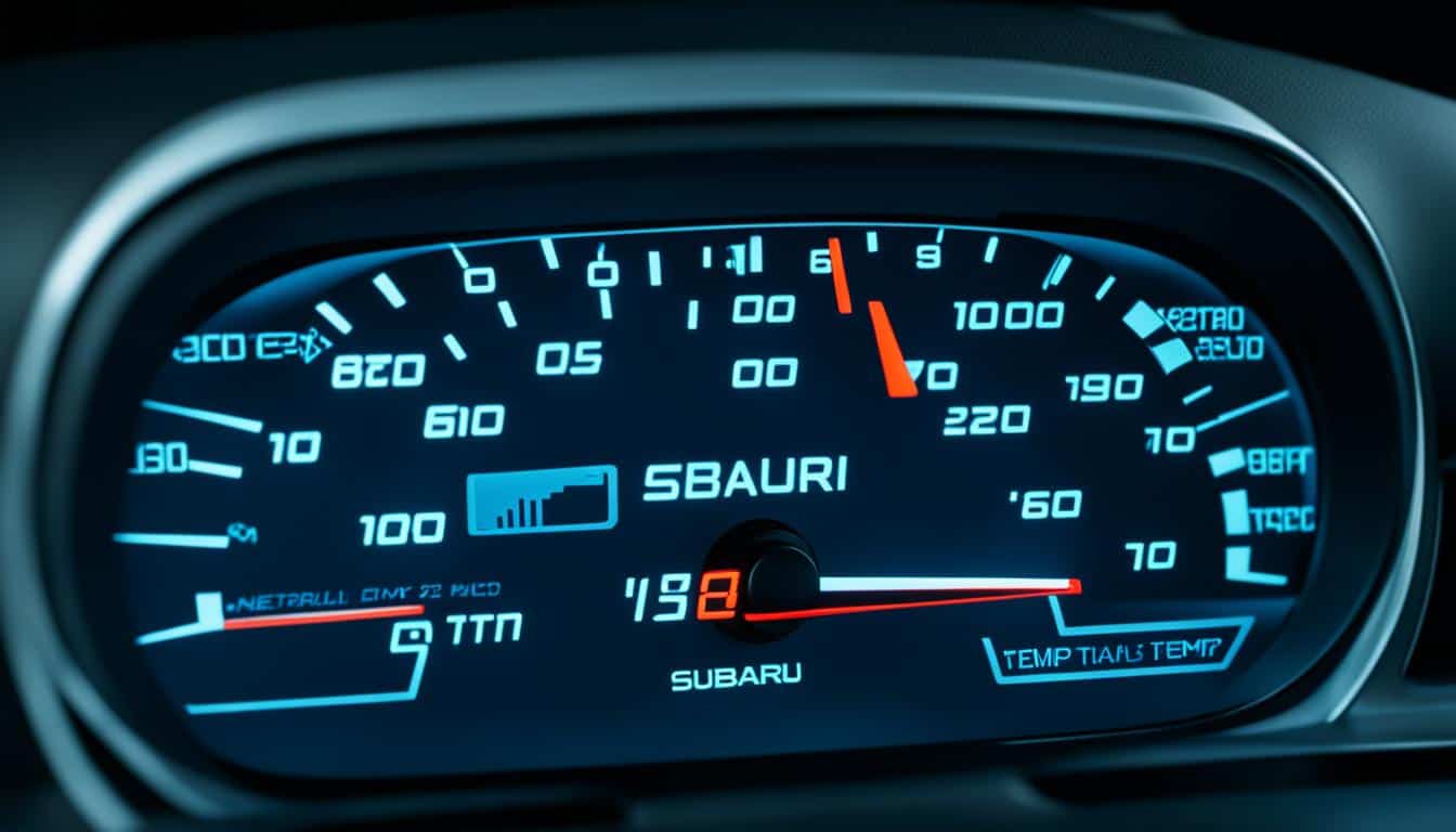 At Oil Temp Flashing Light Subaru