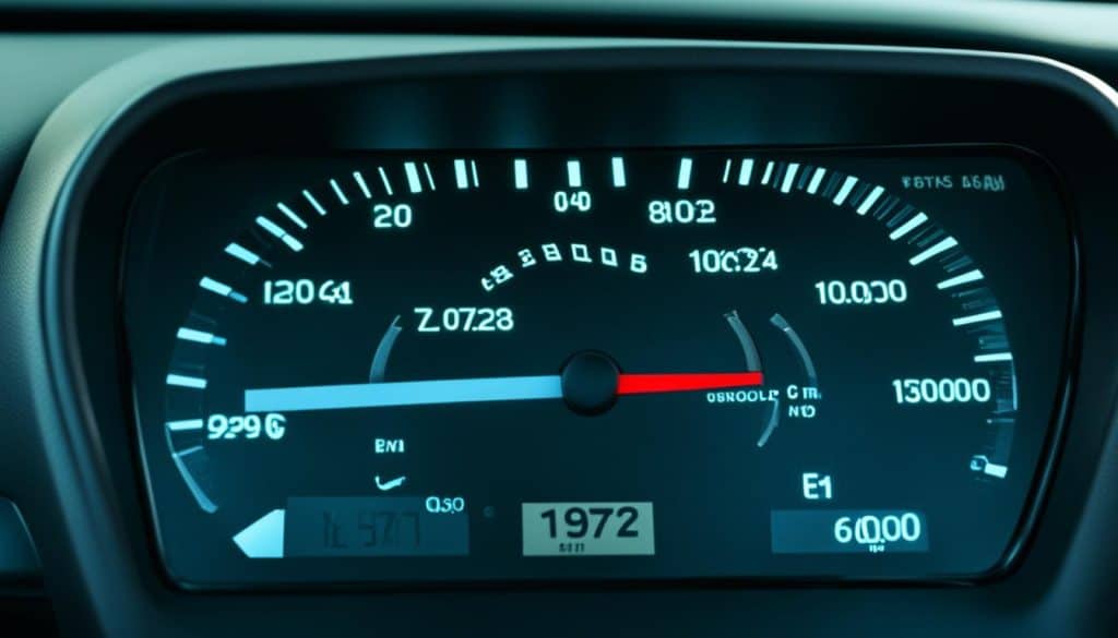 car's odometer reading car's odometer reading